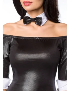 Minikleid mit Fliege