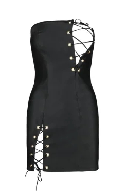 Minikleid mit Schnürung Clubwear Partykleid