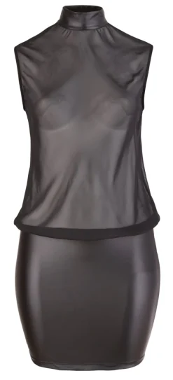 Minikleid ärmelloses Oberteil