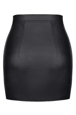 Minirock mit Tasche und Reißverschluss