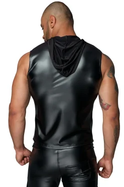 MissBehaved Collection-Kapuzenshirt mit Zwei-Wege Zipper H062 schwarz