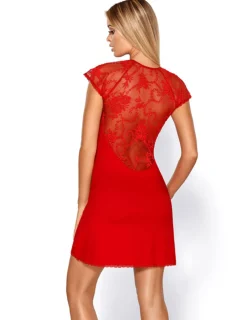Nachtkleid Hillary rot