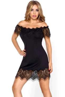 Nachtkleid Sevilla schwarz