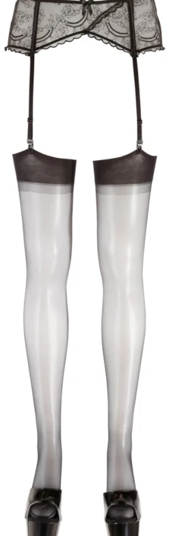 Nahtstrümpfe schwarz