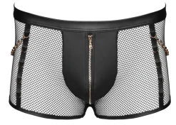 Netz Pants mit Ketten und Ringe