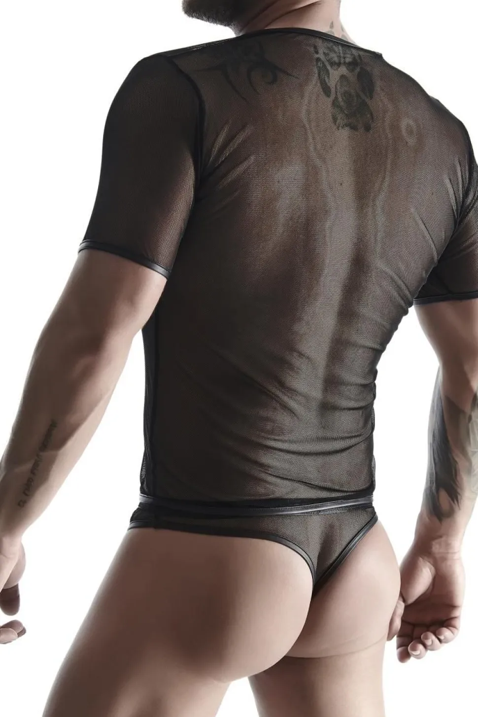 Netz T-Shirt mit feinen Details