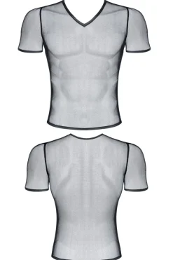 Netz T-Shirt mit feinen Details
