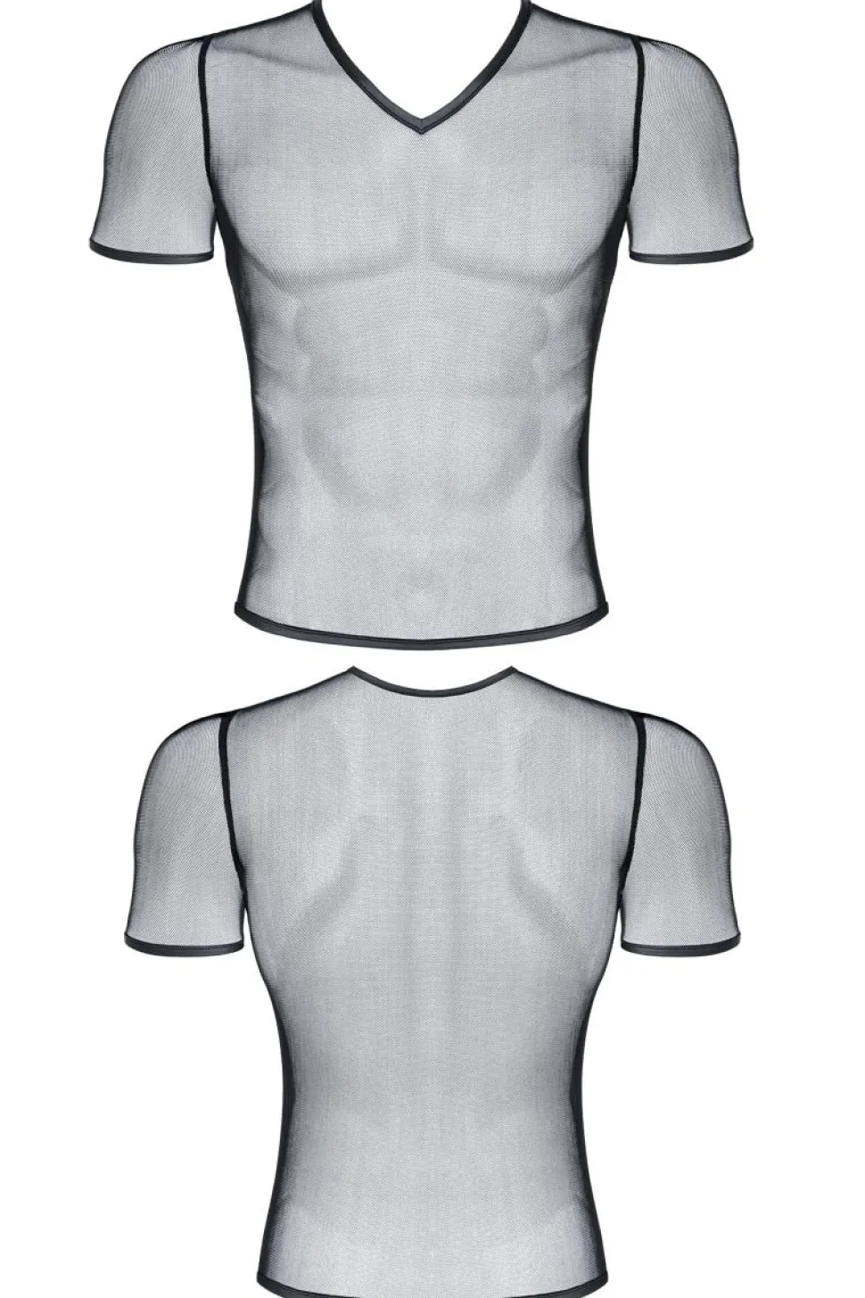 Netz T-Shirt mit feinen Details