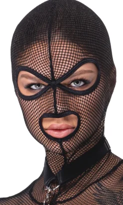 Netzhemd mit Halsband und Flogger