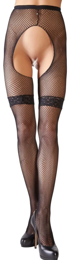 Netzstrumpfhose schwarz