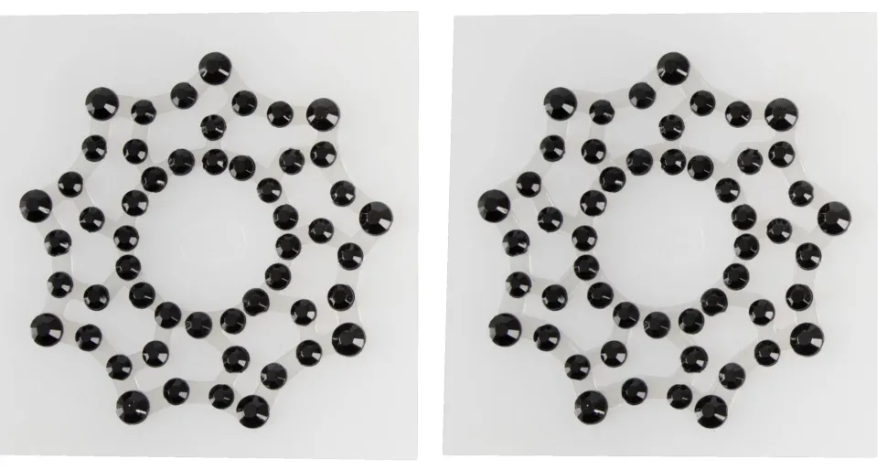 Nippelsticker Sternform Strass