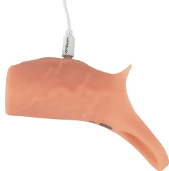 Offene Penismanschette mit Hodenring und Vibration