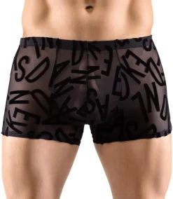 Pants mit Buchstabenprint schwarz