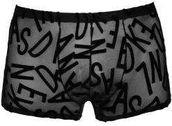 Pants mit Buchstabenprint schwarz