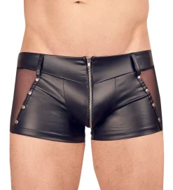 Pants mit Nieten und Netz Underwear Boxershort