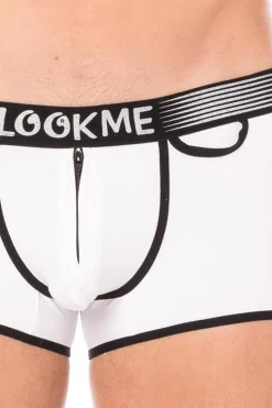 Panty mit Reißverschluss aus weichem dehnbarem Material und breitem Gummibund