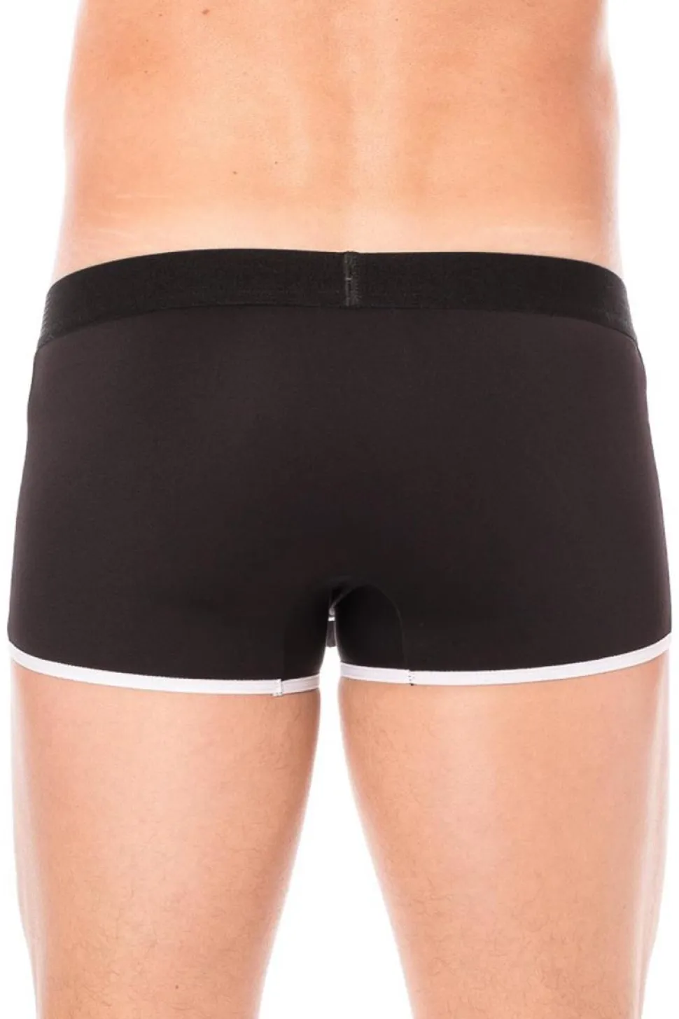 Panty mit Reißverschluss aus weichem dehnbarem Material und breitem Gummibund