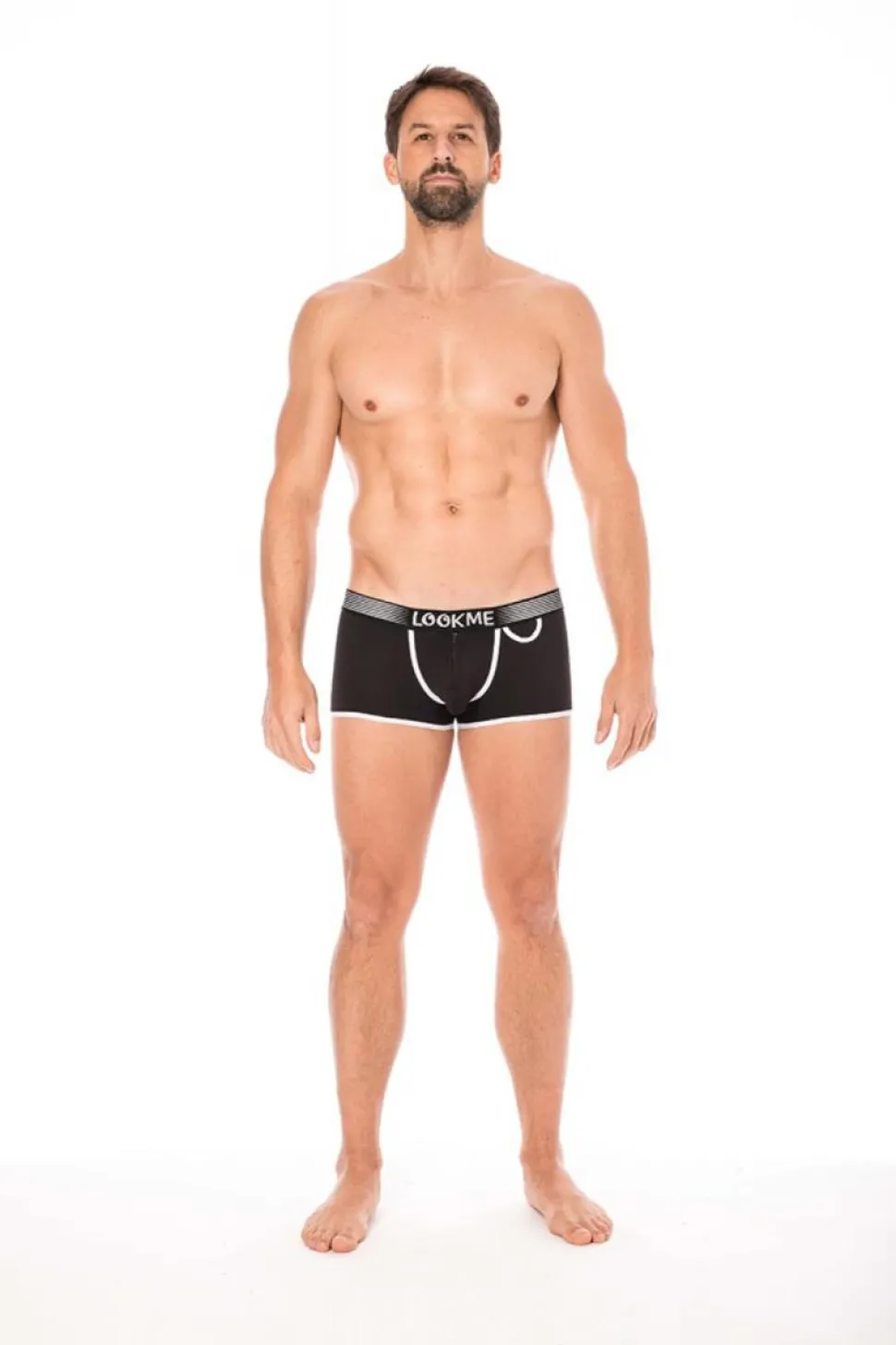 Panty mit Reißverschluss aus weichem dehnbarem Material und breitem Gummibund