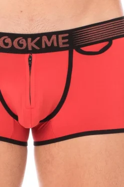 Panty mit Reißverschluss aus weichem dehnbarem Material und breitem Gummibund