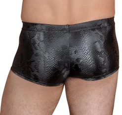 Panty mit Schlangenhaut Optik aus mattglänzendem Material