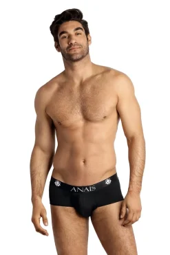 Petrol Brief in schwarz mit breiten Gummibund