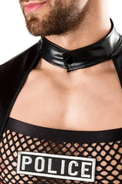 Polizisten-Kostüm schwarz