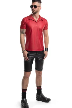 Polo Shirt im Wetlook