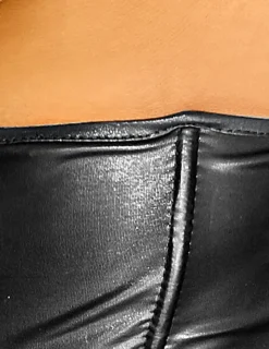 Powerwetlook Corsagen-Minikleid