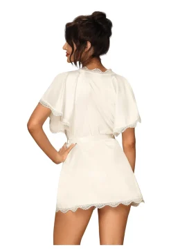 Prima Neve Peignoir weiß