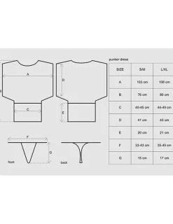 Punker Kleid & String schwarz