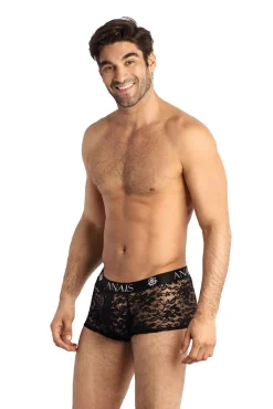 Romance Boxer Shorts aus Spitze in Schwarz