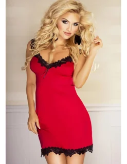 rotes Nachtkleid Costa Rica rot/schwarz