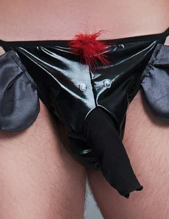 Scherzstring Elefant MC/9028 schwarz