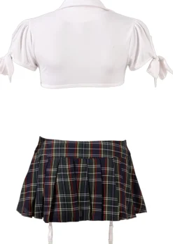 Schulmädchen Set weiß