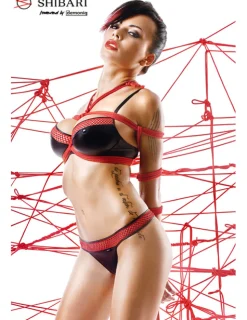 Set Masuyo + 2 Seile schwarz/rot