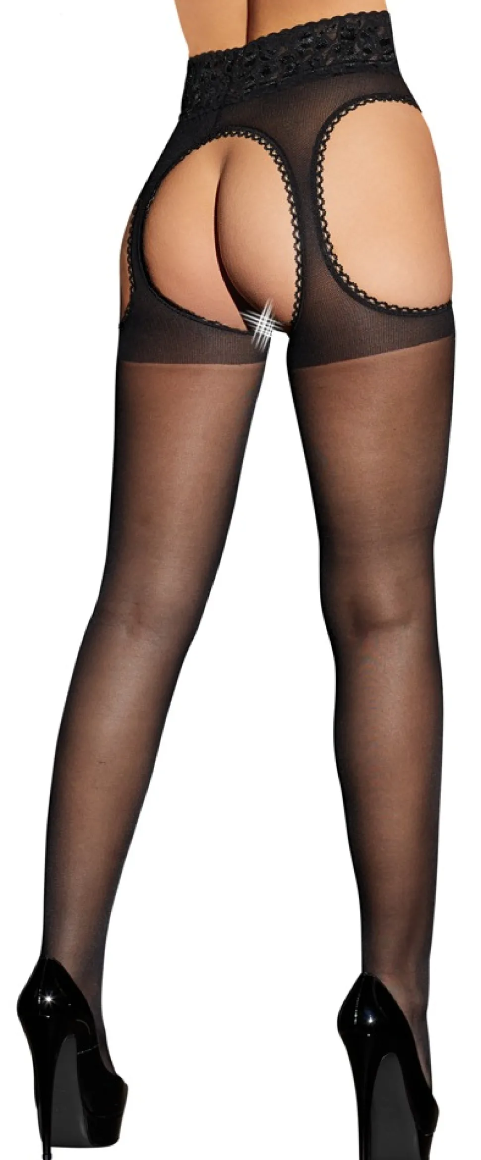 Sexstrumpfhose schwarz