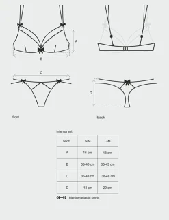 Sexy Set “Intensa”, BH und String aus Spitze