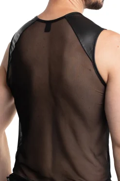 Shirt aus Netz und Wetlook