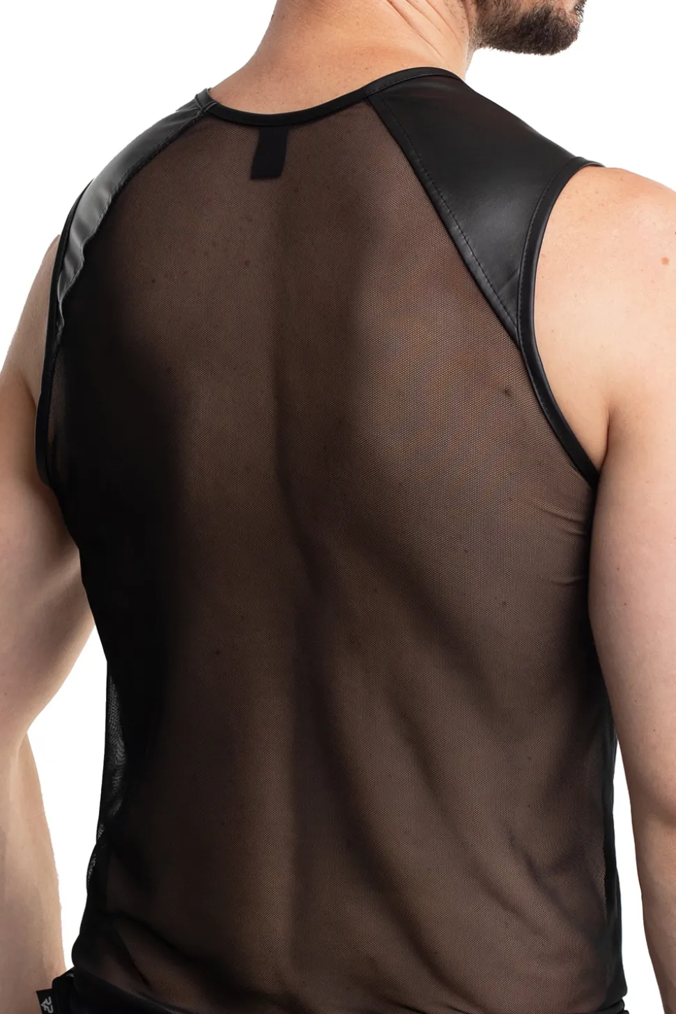 Shirt aus Netz und Wetlook