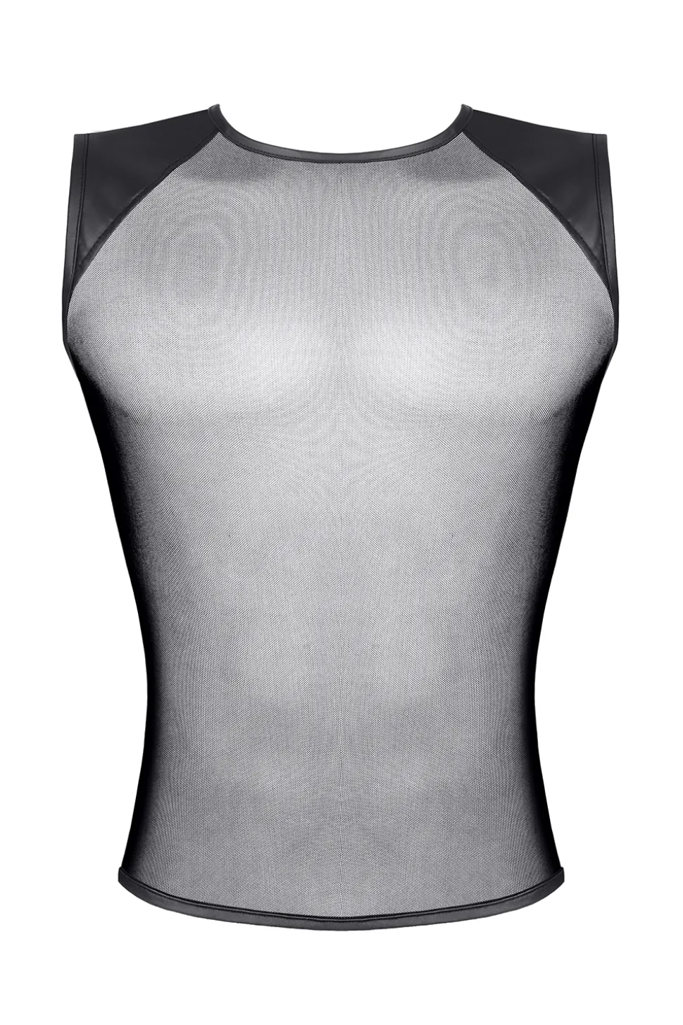 Shirt aus Netz und Wetlook