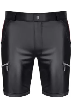 Short im Wetlook mit Taschen