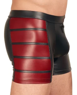 Short mit Reißverschluss mit farblichen Elementen