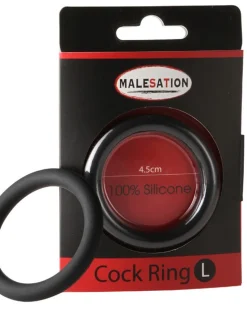 Silicone Cock-Ring schwarz L (Ø 4,5 cm)