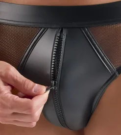 Slip mit Reißverschluss