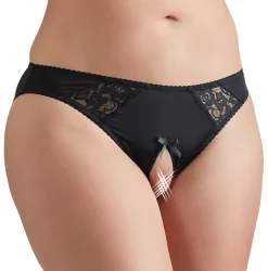 Slip ouvert schwarz