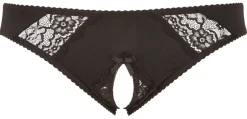 Slip ouvert schwarz