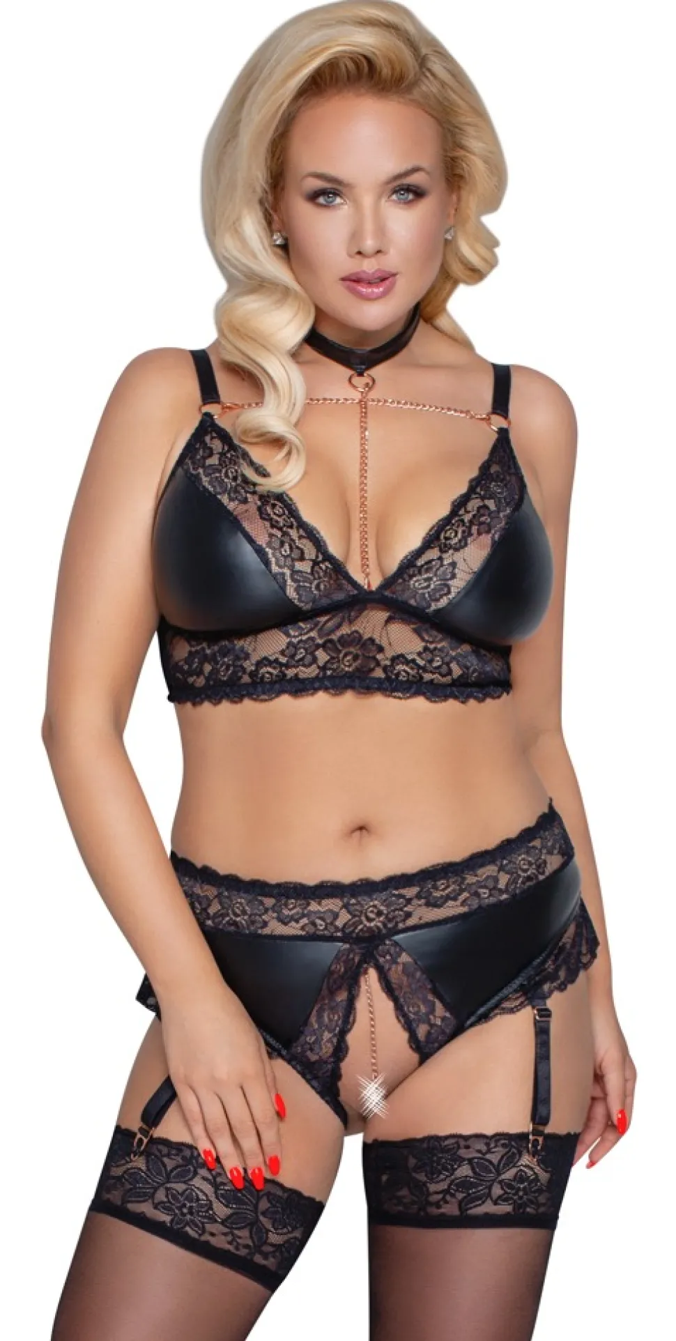 Soft-BH mit Straps-Slip Ouvert Mattlook