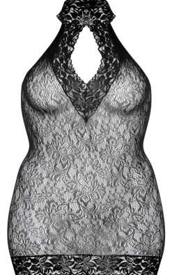 Spanking Netzkleid schwarz