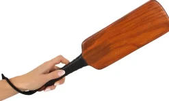 Spanking Paddle aus Holz mit feiner Maserung groß