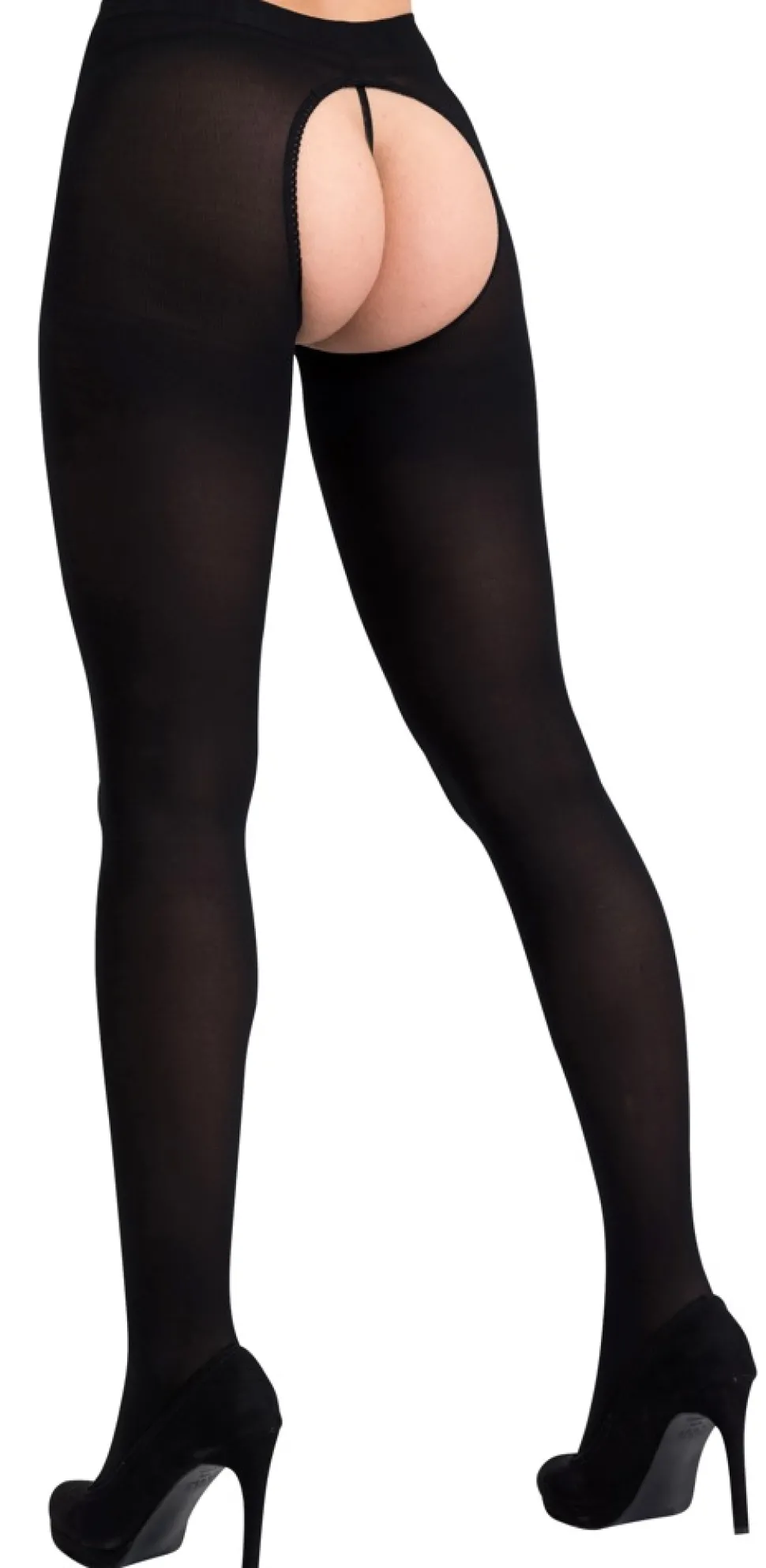 Spanking Strumpfhose schwarz